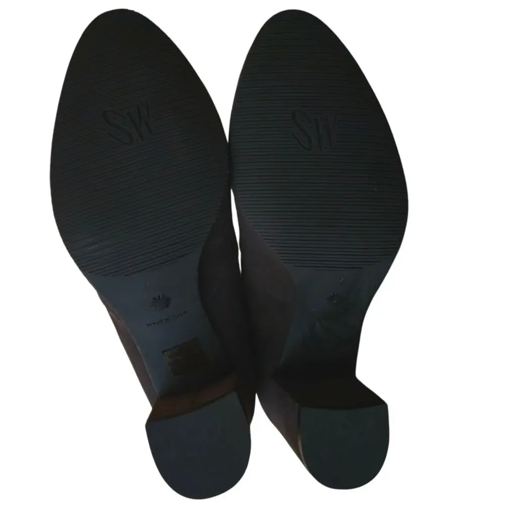 Stuart Weitzman Tieland Slate Gray Suede Over The Knee Boot Size 7 W Thigh High - Picture 7 of 11